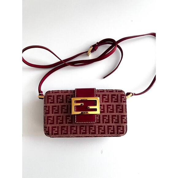 Fendi Vintage zucchino red box crossbody bag - Picture 8 of 8
